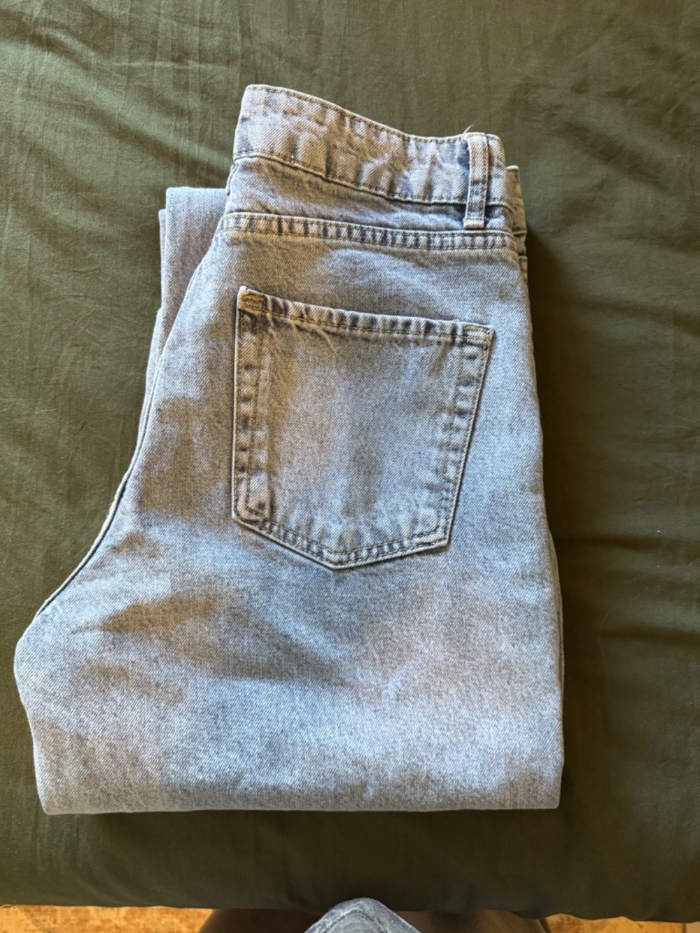 High Waist Straight Leg Jeans - Picture 2 of 6
